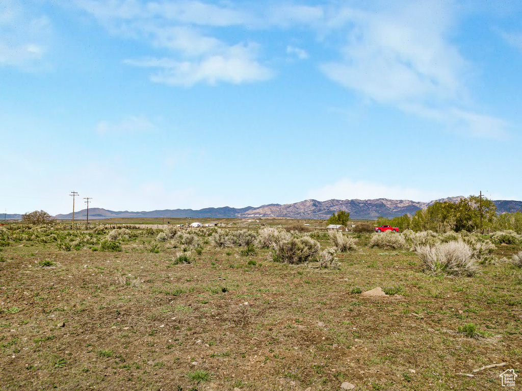 View of mountain feature featuring a rural view