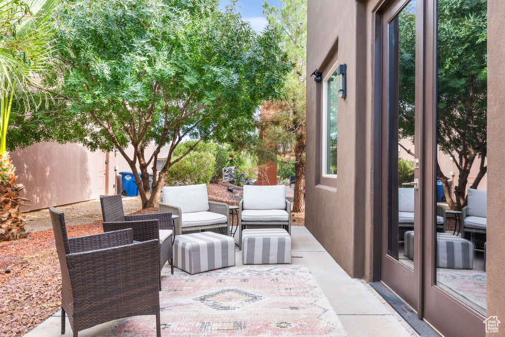 View of patio