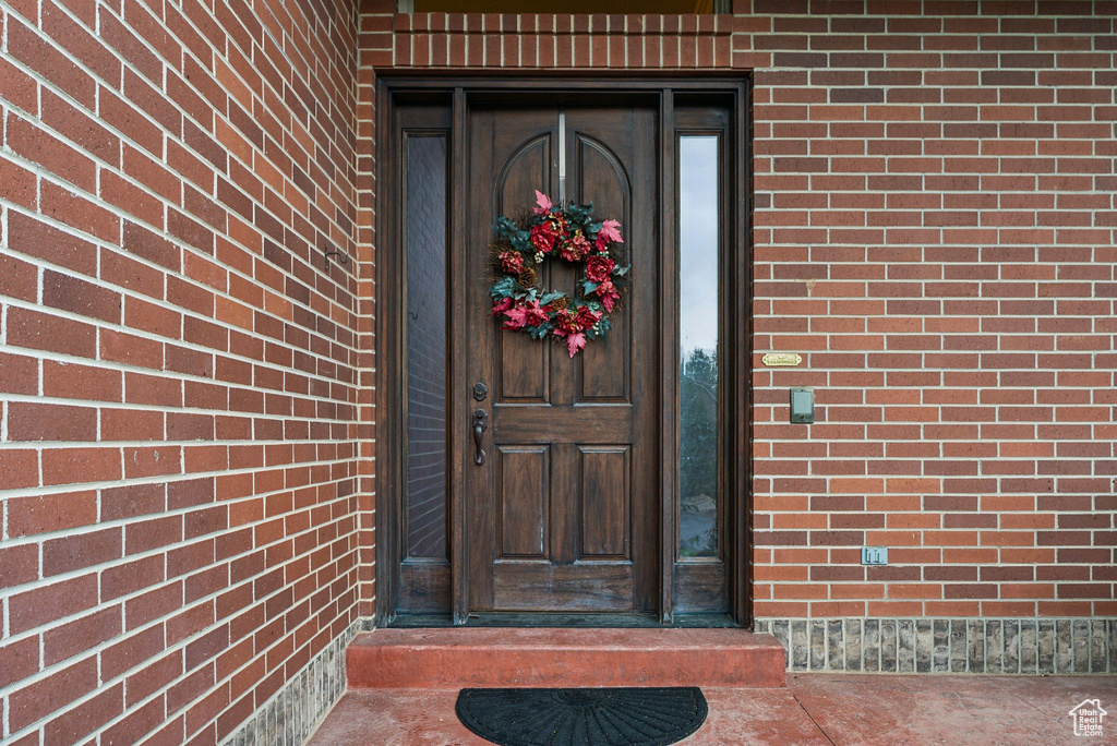 View of property entrance