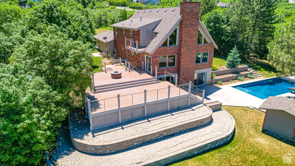 Exterior space featuring a patio area