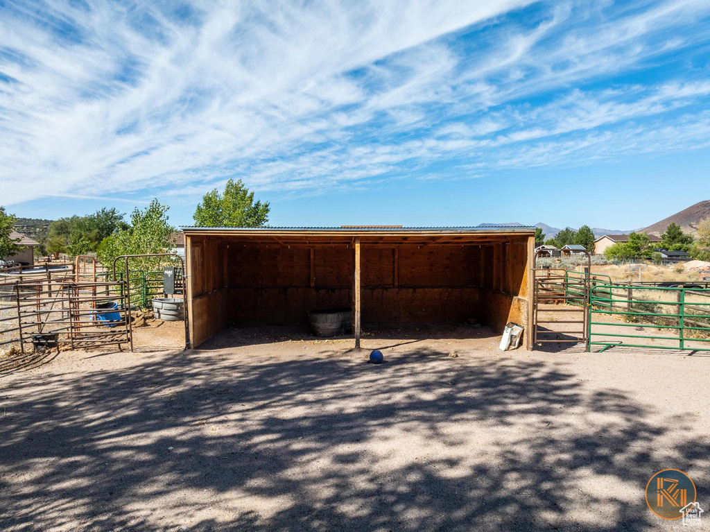 View of outbuilding