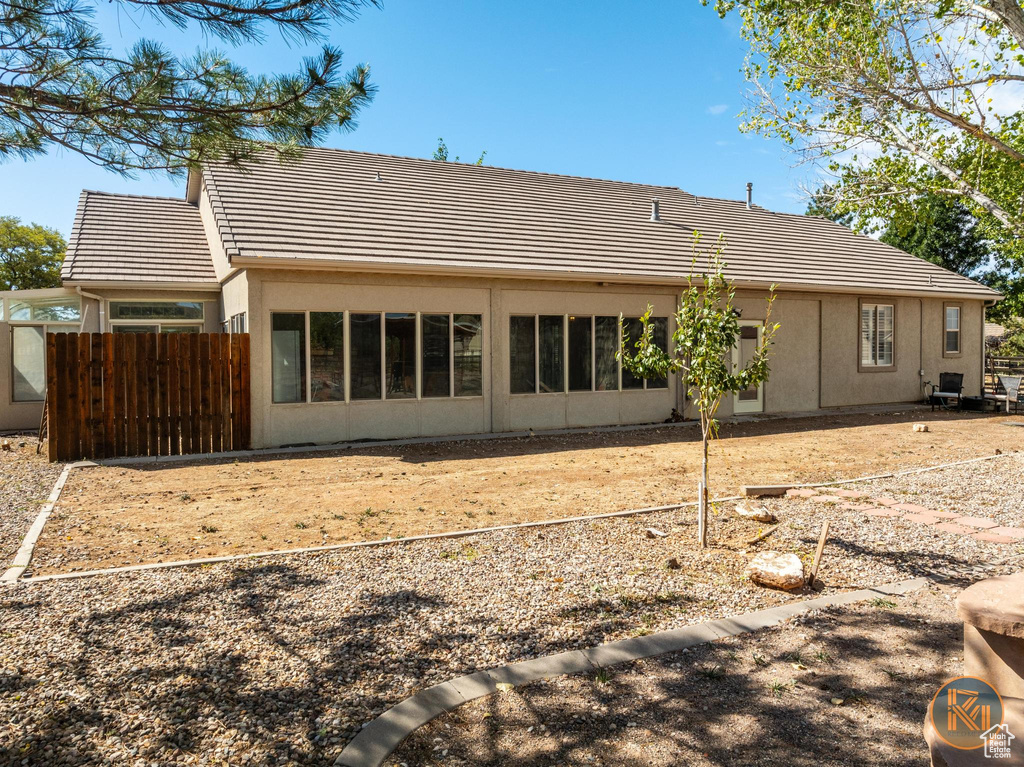 View of rear view of house