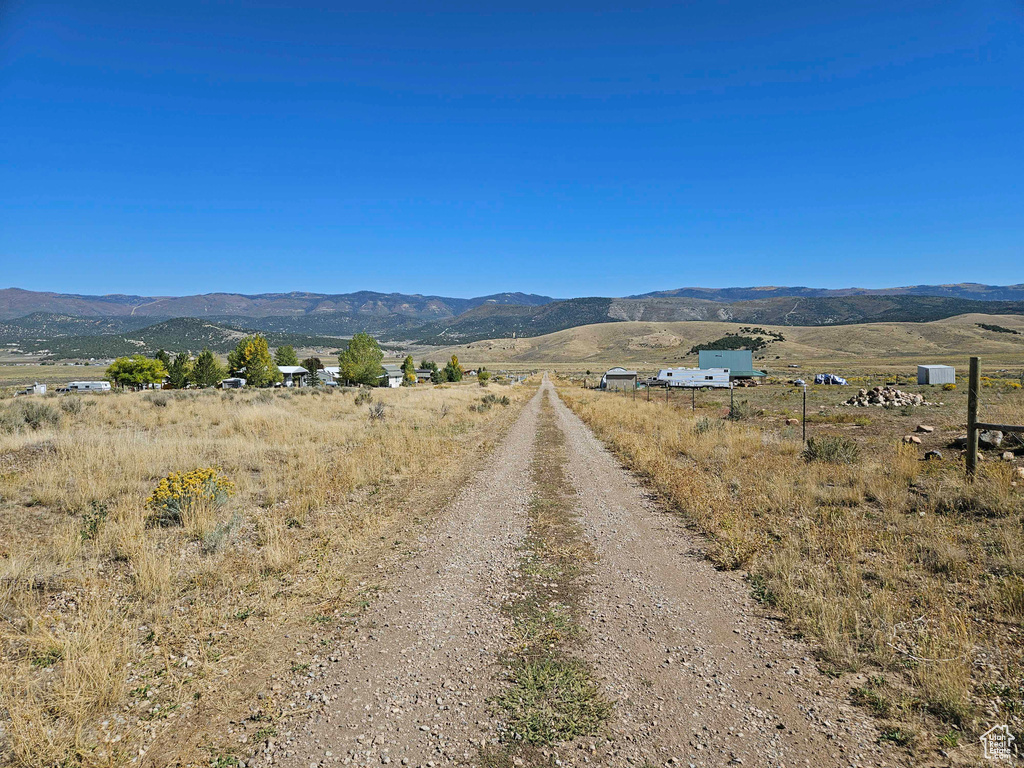 Exterior space featuring a mountain view and a rural view