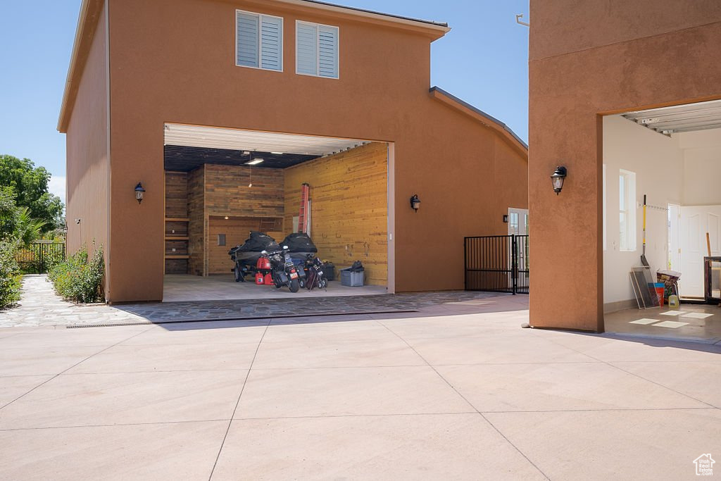 View of rear view of house