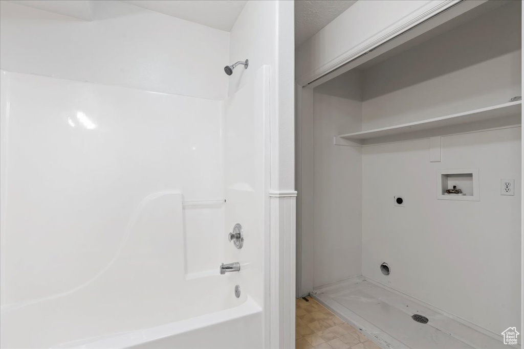 Bathroom with  shower combination