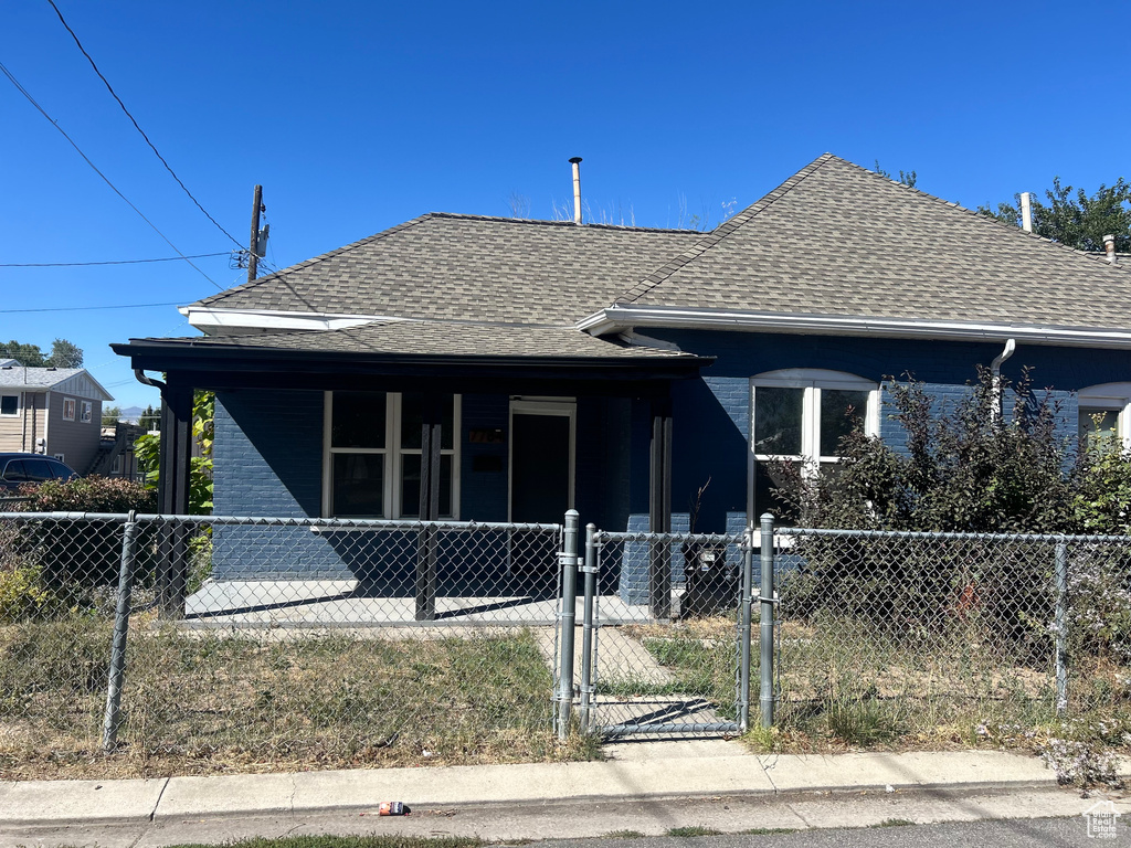 View of bungalow