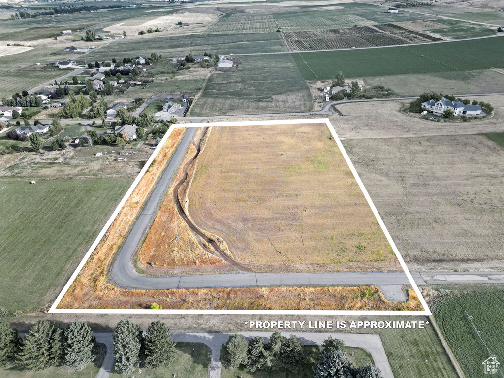 Drone / aerial view with a rural view