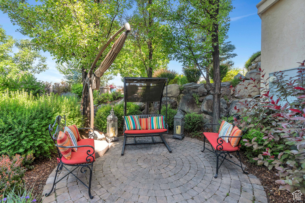 View of patio