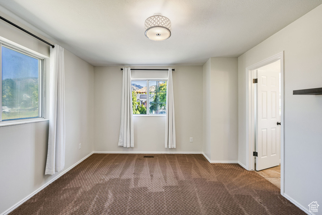Spare room with light carpet