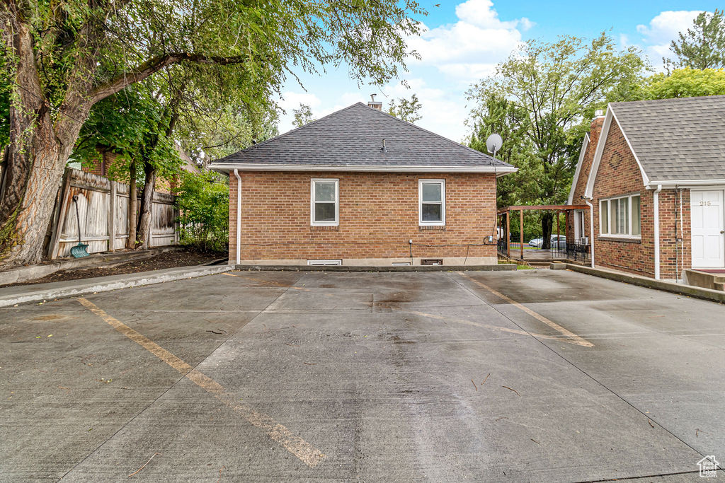 View of side of property