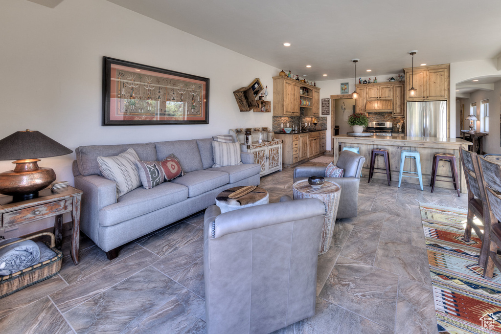 View of living room