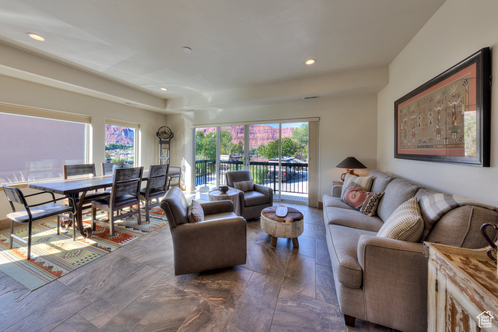 View of living room