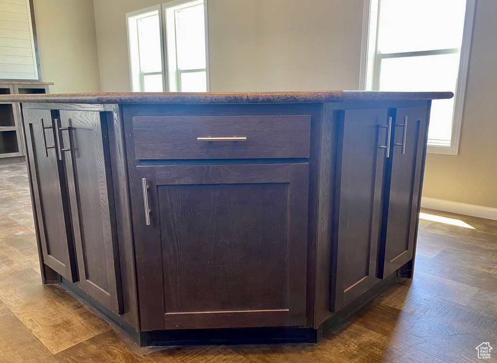 Interior details featuring hardwood / wood-style flooring