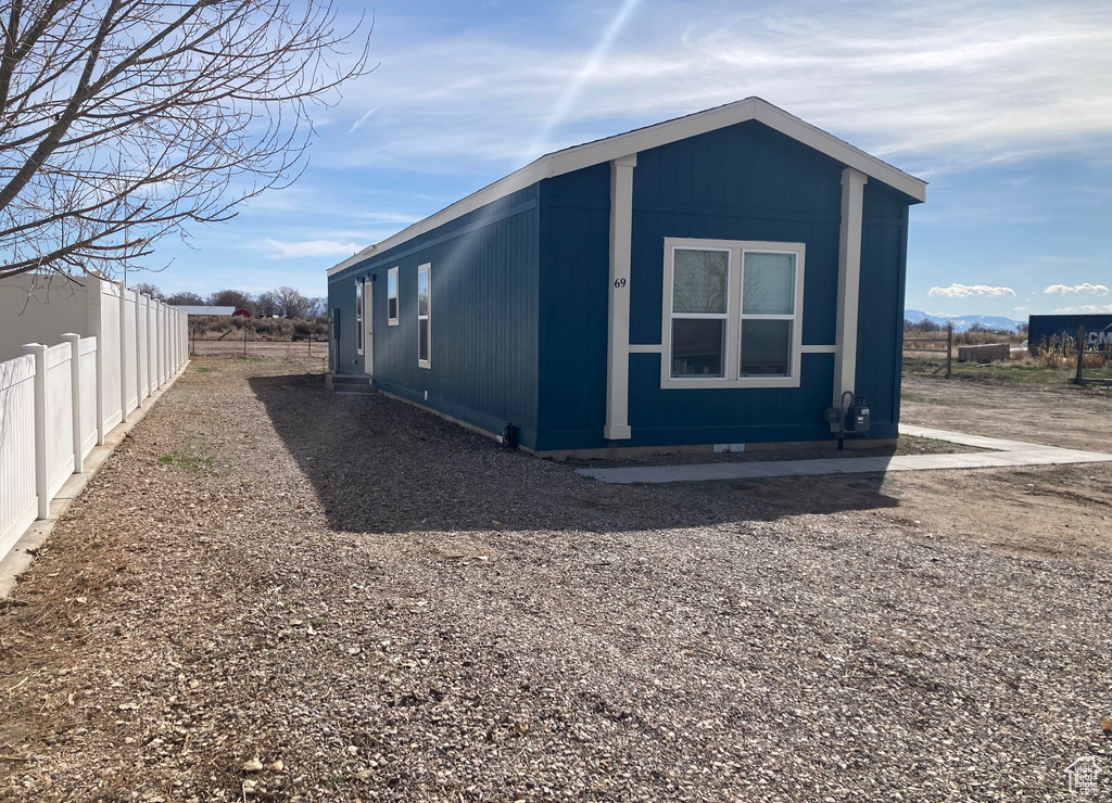 View of outbuilding