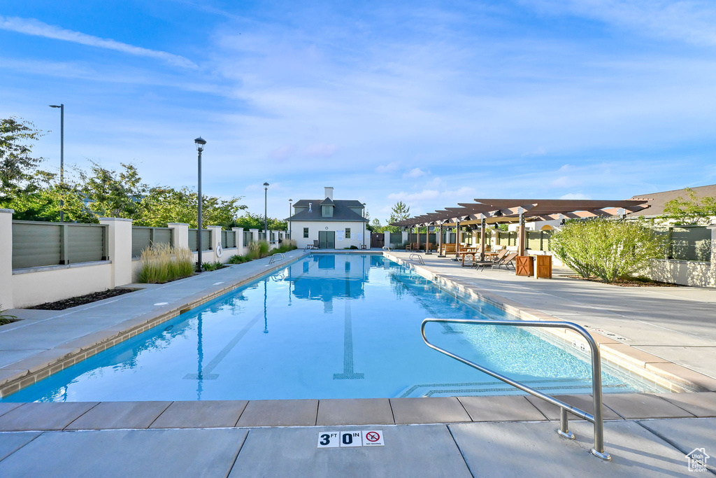 View of pool