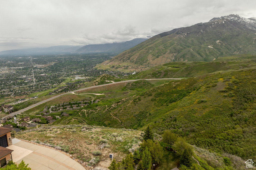 View of mountain background