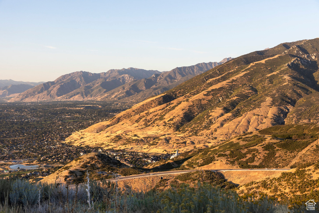 View of mountain background