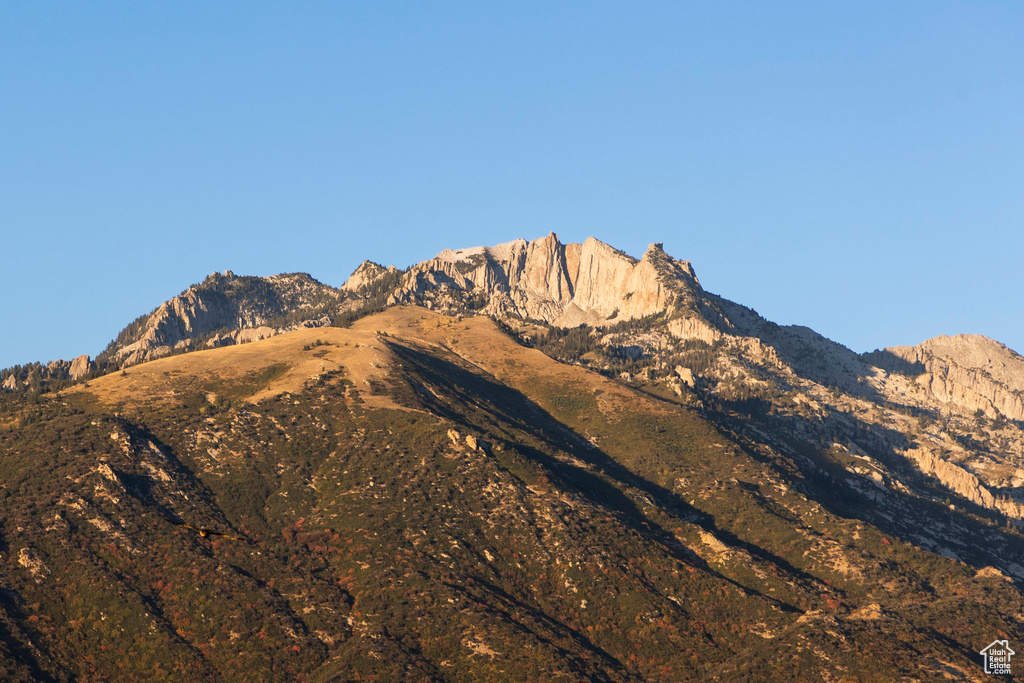 View of mountain background