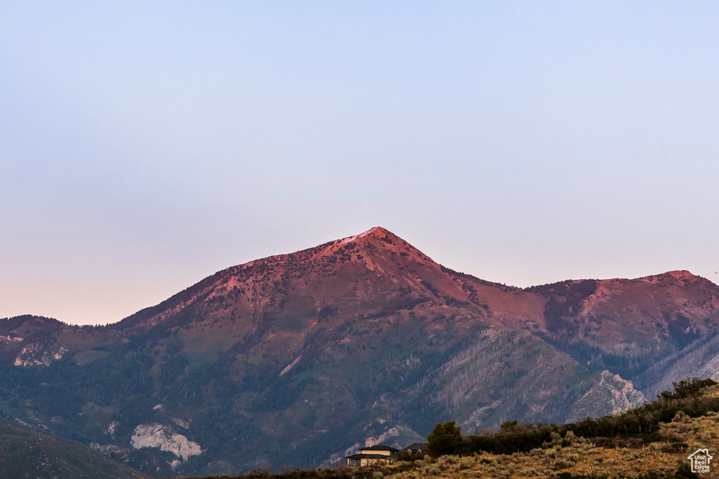 View of mountain background