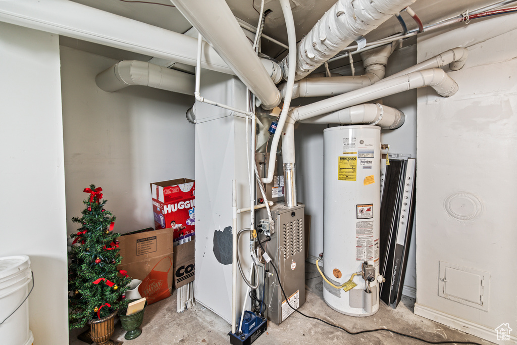 Utilities with water heater