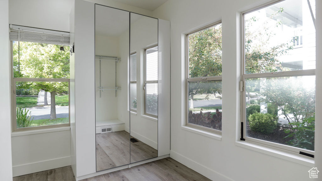 View of closet