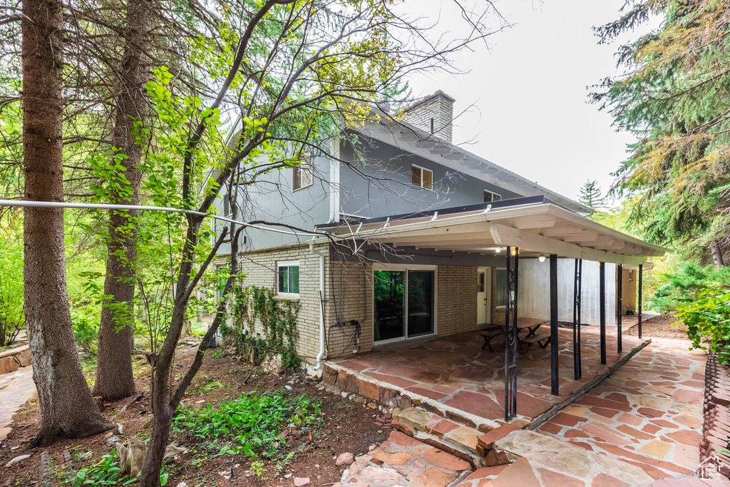 Back of house featuring a patio