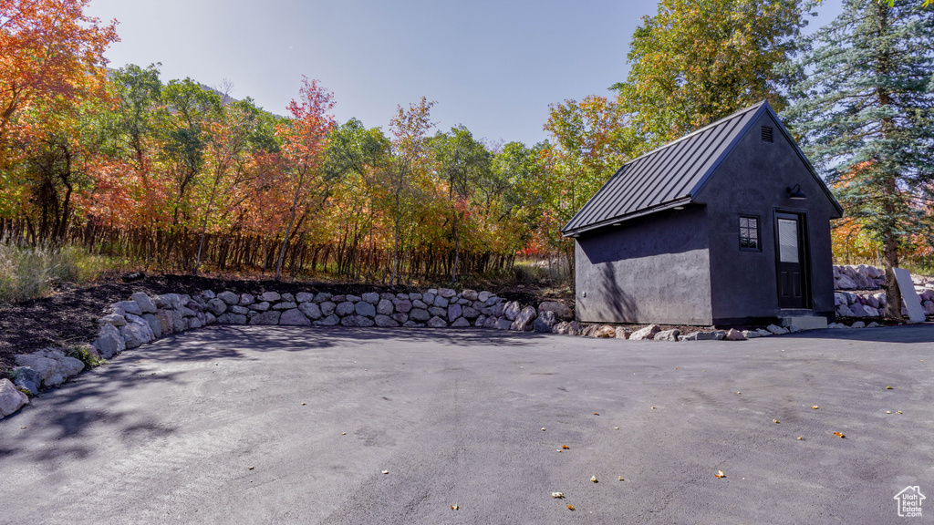 View of outbuilding