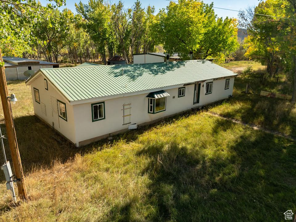 View of rear view of property