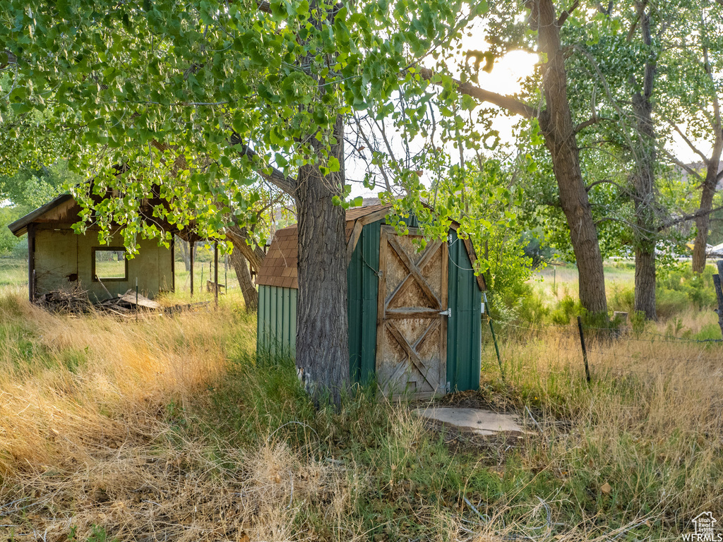 View of outdoor structure