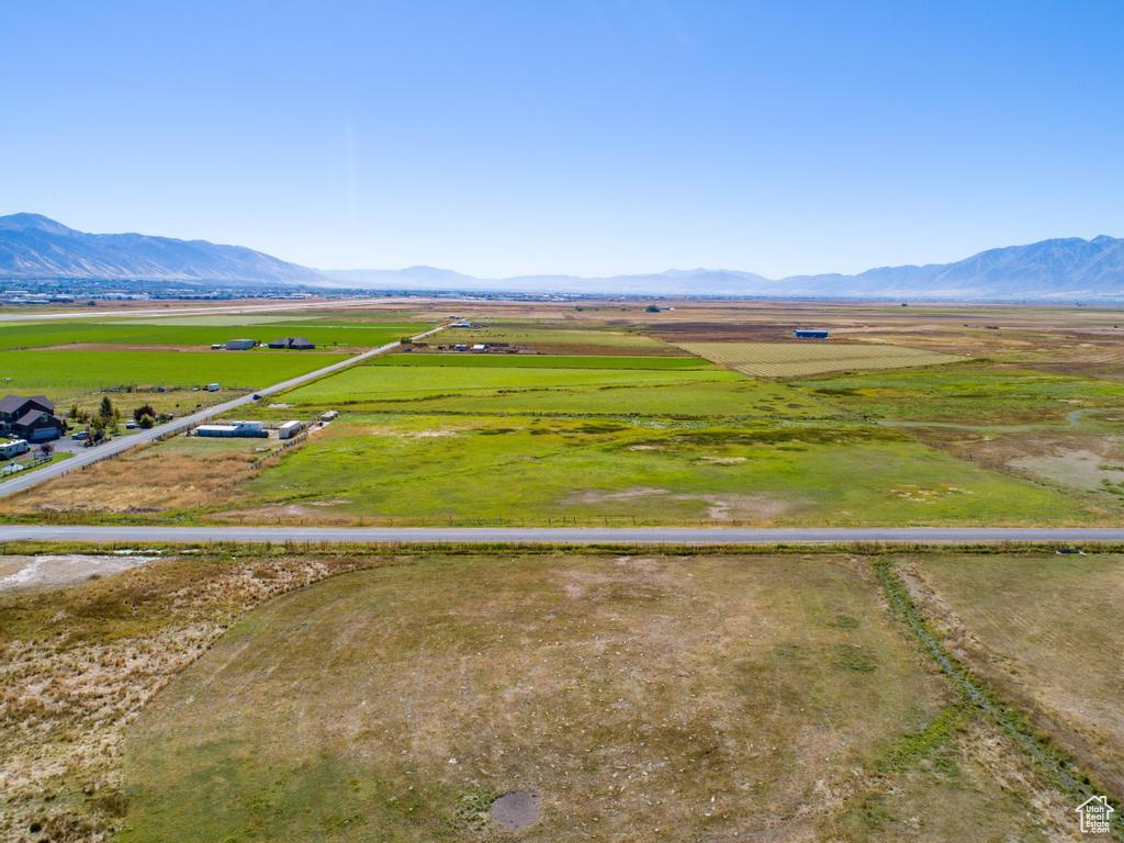 Bird\'s eye view featuring a mountain view and a rural view