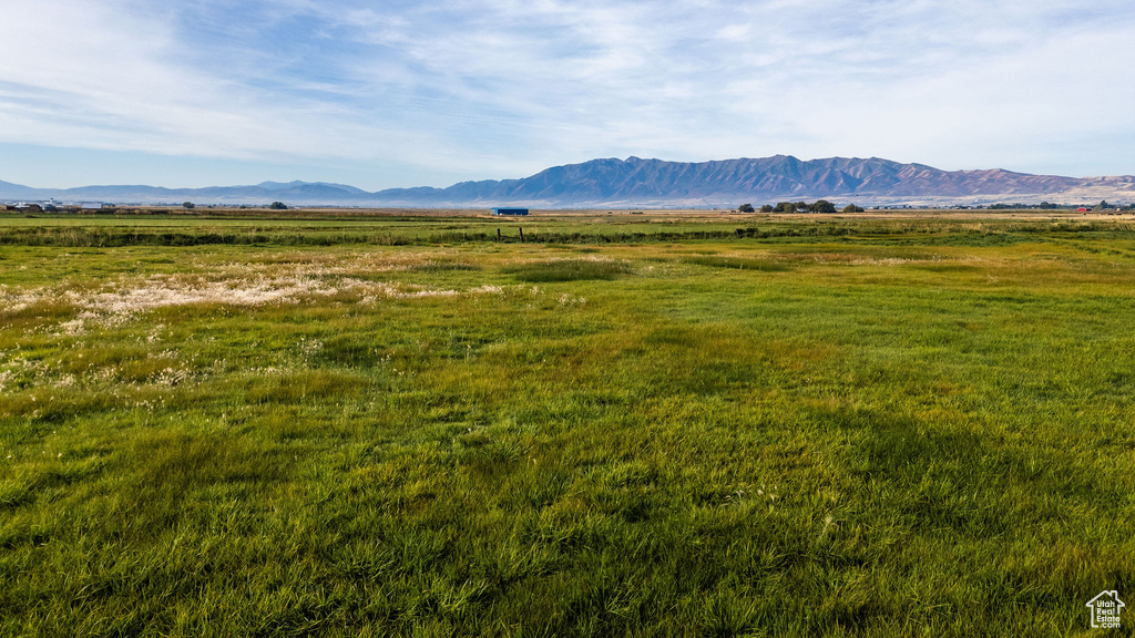 Mountain view with a rural view