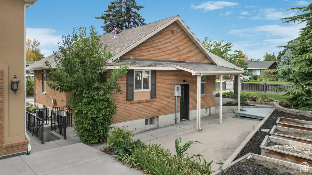 Back of house featuring a patio