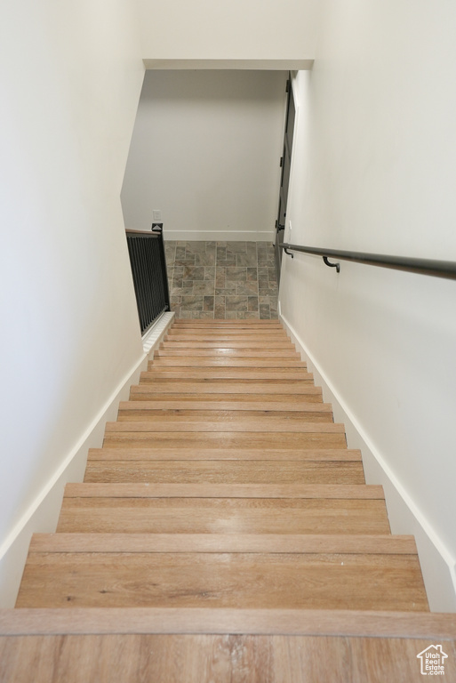 View of stairs