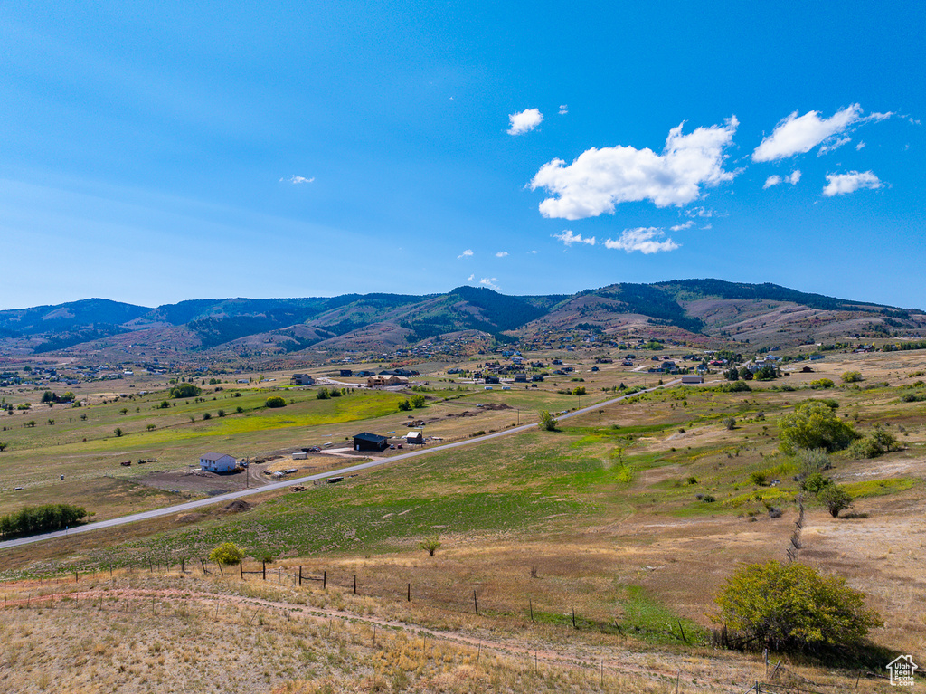 View of mountain feature featuring a rural view