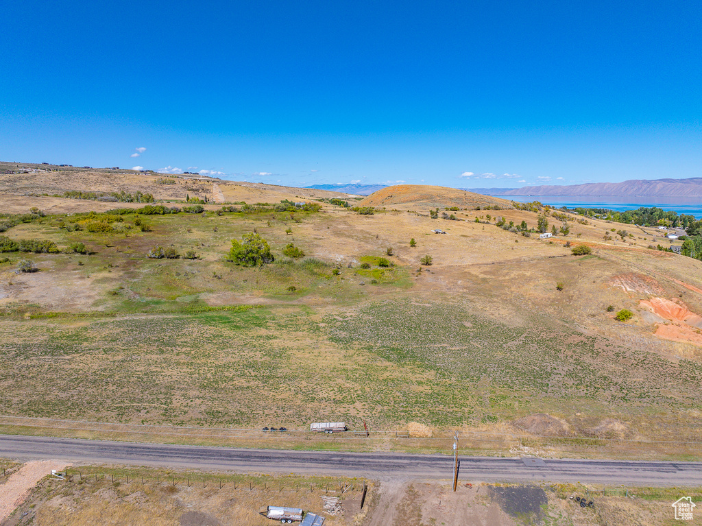 Mountain view featuring a rural view