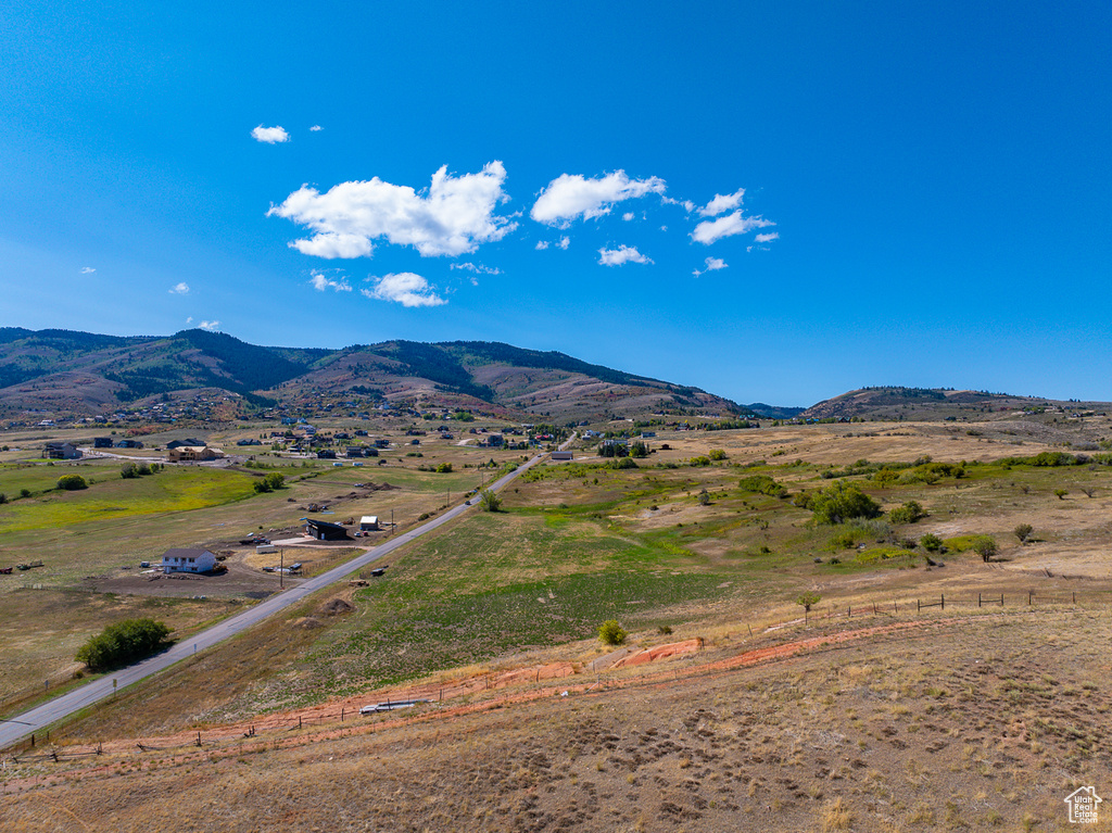 View of mountain feature featuring a rural view