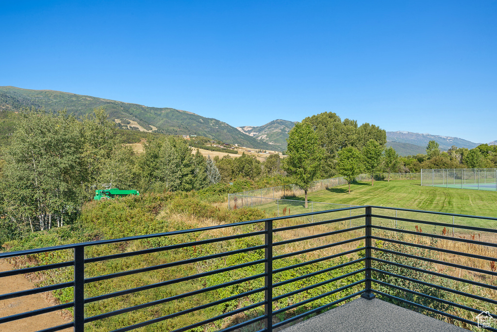 Exterior space with a rural view