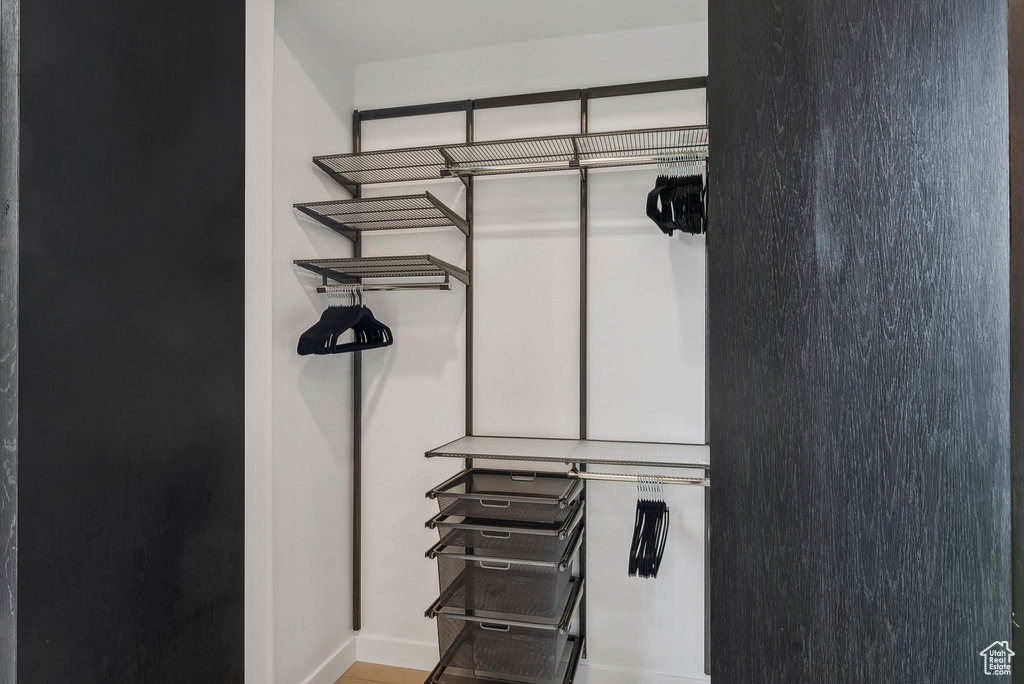 View of spacious closet