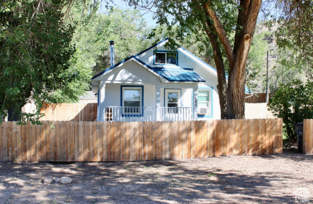 View of bungalow