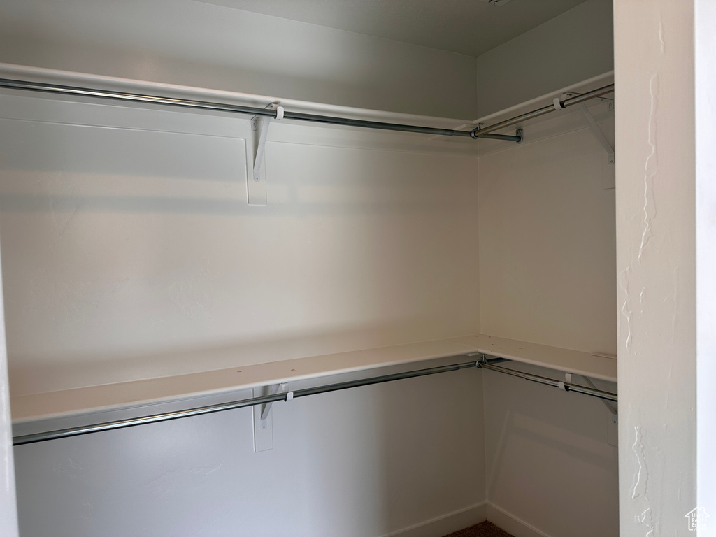 View of spacious closet