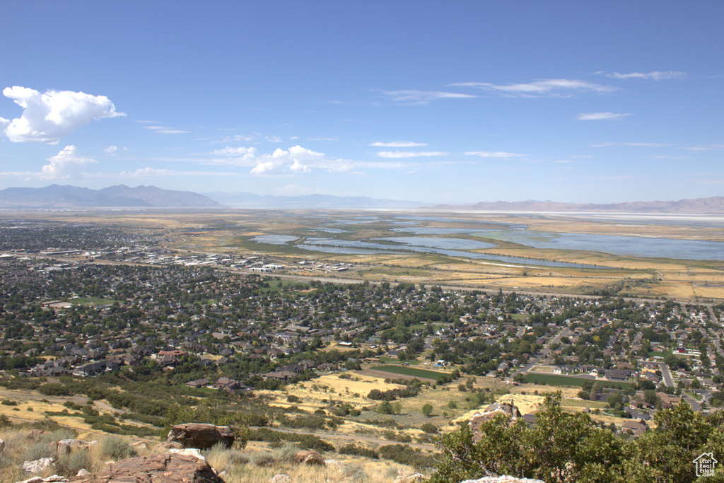 Mountain view with a water view