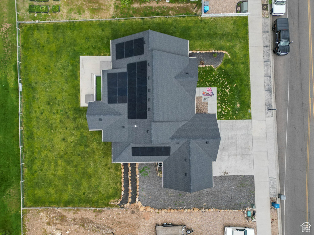 Aerial view of property and surrounding area