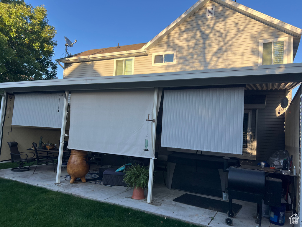 Back of house featuring a patio