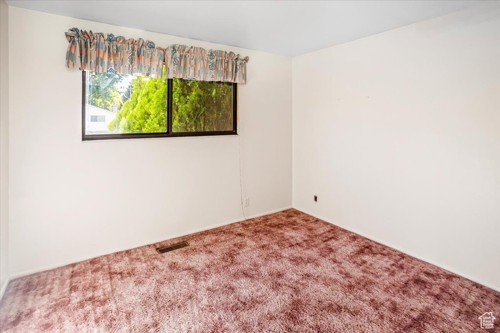 Empty room with carpet