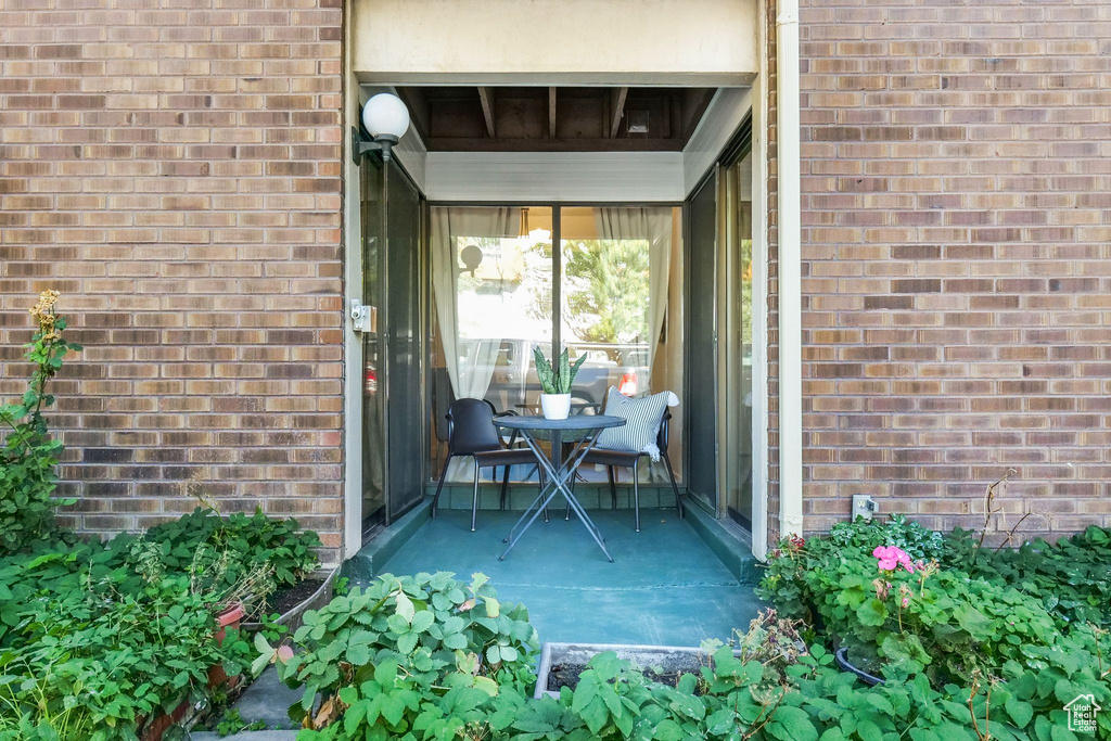 View of entrance to property