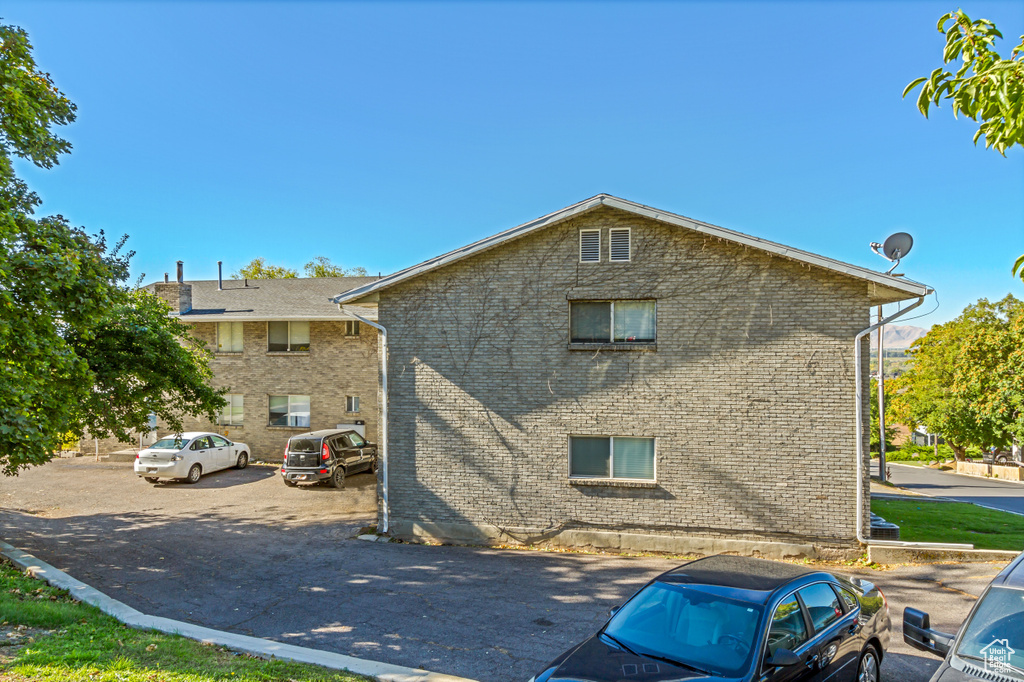 View of back of property