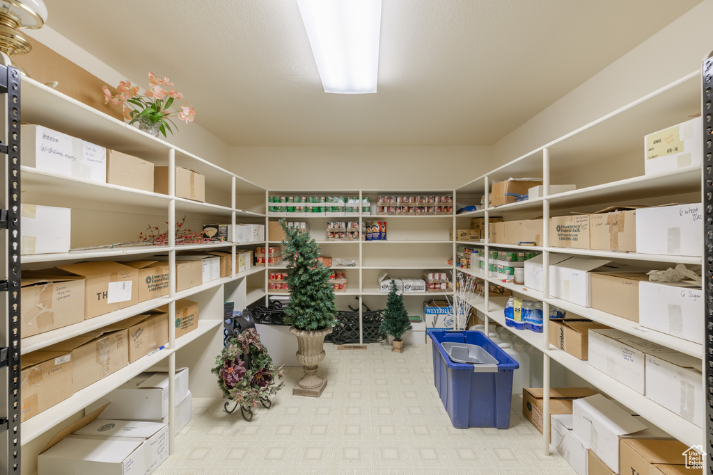 View of storage room