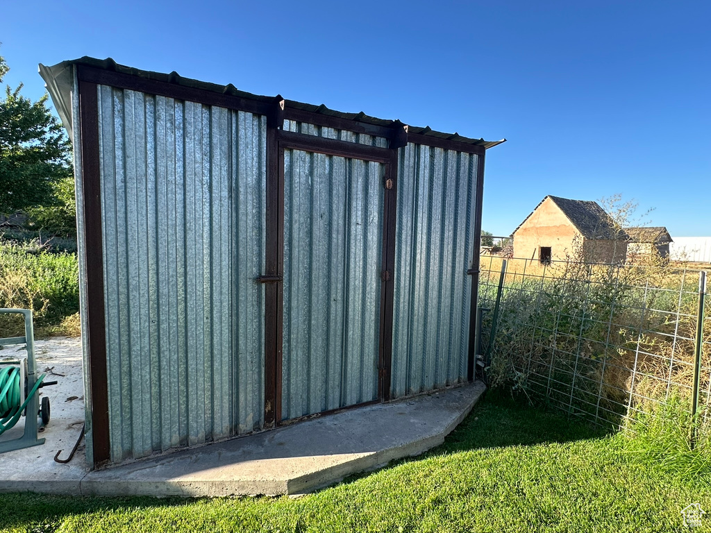 View of outbuilding