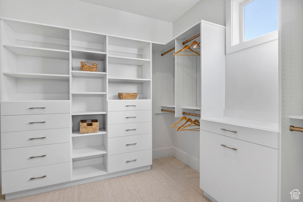 View of spacious closet