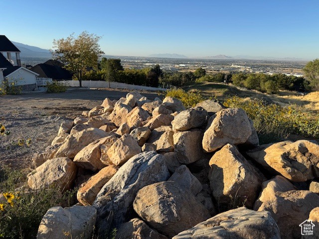 Details featuring a mountain view